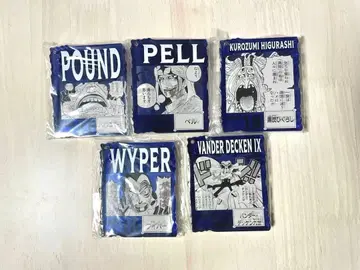 원피스 베이스샵 제일복권 아크릴 블록 참 7월~9월 5개 세트