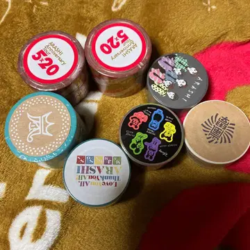 ARASHI 기념일 마스킹 테이프 7개 세트