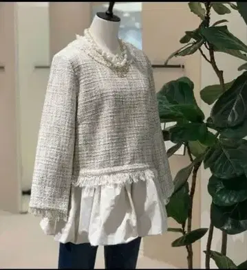 [ 새상품급 ] Arpege story 트위드 풀오버