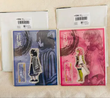 기둥전 가로 비주얼 아크릴 스탠드 2개 세트