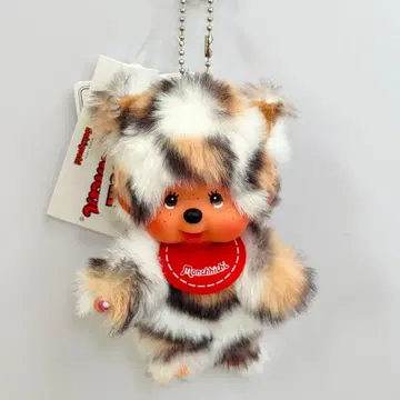 커스텀 얼굴 커짐 몬치치 SS 키체인 레오파드 무늬