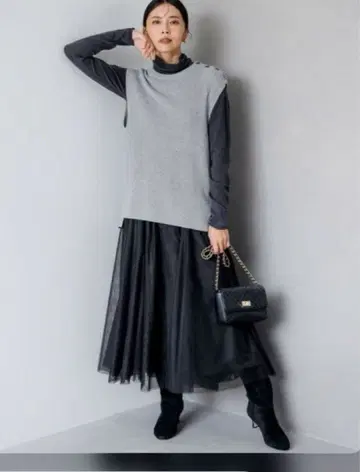 23구 [세탁 가능] 코튼 캐시미어 니트 베스트