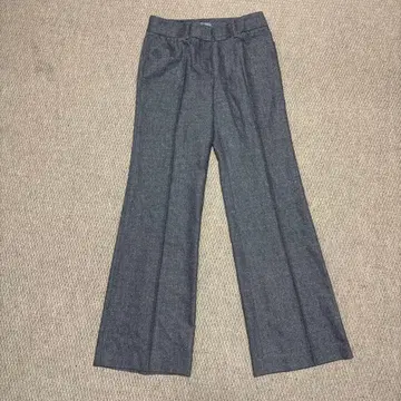 theory luxe 그레이 와이드 팬츠 트위드 사이즈 38