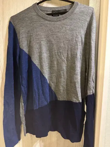 Armani Exchange 그레이 네이비 스웨터 L