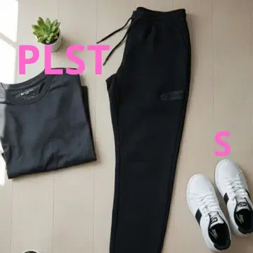 PLST 맨투맨 조거 팬츠 인기 블랙 릴랙스 코디