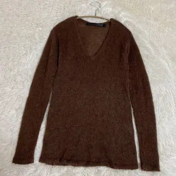 새상품급 슈리셀 모헤어 니트 스웨터 2 브라운 남성용