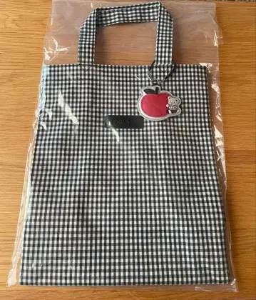 [ 미개봉 새상품 ] 파밀리아 깅엄 체크 토트백 완판템