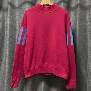 버건디 하이넥 트레이닝복