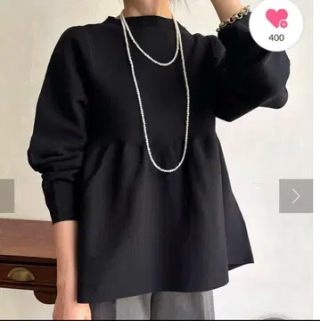 새상품급 DOUDOU 페플럼 니트