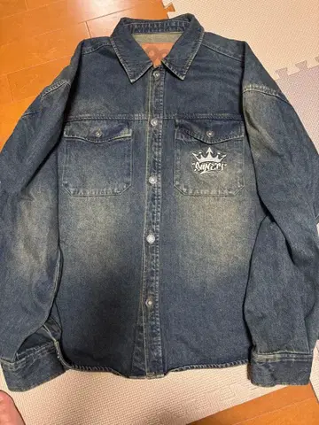 9090 데님 자켓 블루 새상품급