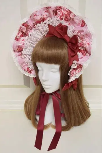 슈가부케 ~영원한 소녀의 동경~ 패턴 보닛 딸기 무스