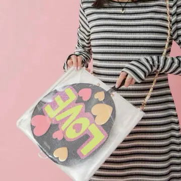 vis x WILLER 퀼팅 부채 케이스 부채 커버