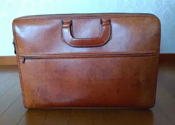 INDEED 라이트 브라운 이탈리아 가죽 비즈니스 백