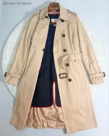 [ 새상품급 ] 브룩스브라더스 라이너 세트 트렌치코트 벨트 포함