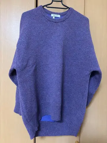 맥피 MACPHEE 퍼플 니트 스웨터