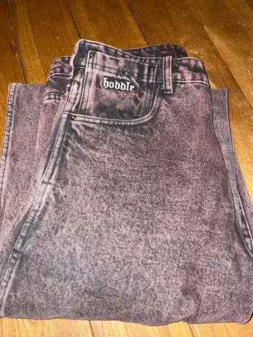 HODDLE 데님 빨간색