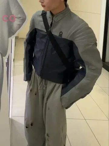 BMW vintage 가죽 라이더 자켓