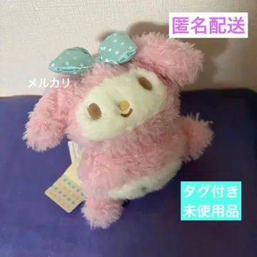 산리오 마이멜로디 보아 귀마개 [현품 한정] 핑크 복슬복슬 프리 사이즈