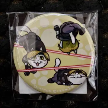 캡슐 복권 바이오하자드 x 일하는 고양이 E상 캔뱃지 (레이저)