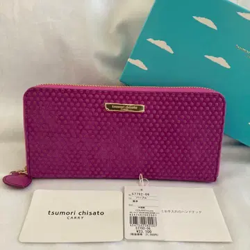 츠모리 치사토 CARRY 츠부츠부 도트 프린트 장지갑