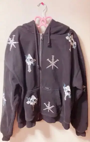 unknown london HCW 콜라보 후드티 M 사이즈