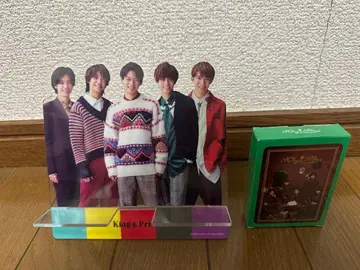 King & Prince 아크릴 스탠드와 카드놀이 세트