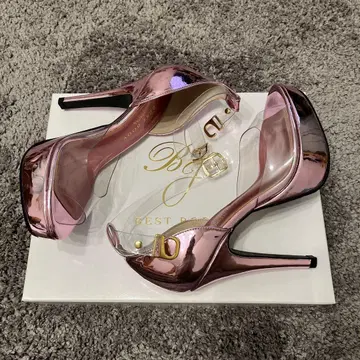 베스트 바디 재팬 공식 힐 핑크 22cm 컨디션 최상