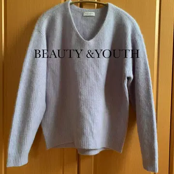새상품급 뷰티&유스 유나이티드 애로우즈 모헤어 니트 헤어리 니트
