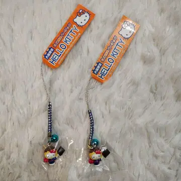 지역 한정 키티 오사카 타코야키 끈 스트랩 2개 세트 희귀 레어