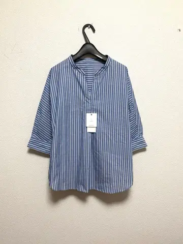 택 포함 새상품 그린 라벨 릴랙싱 스트라이프 셔츠