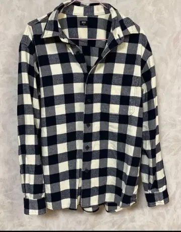 유니클로 플란넬 셔츠 체크