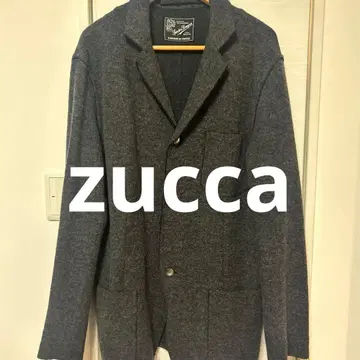 ZUCCA 자켓 다크 그레이 울 L 사이즈