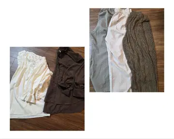 L 시마무라 유미 tal by yumi 팬츠 블라우스 묶음 판매