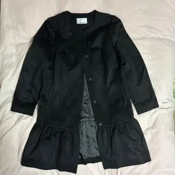 M-premier BLACK 블랙 코트 사이즈 38