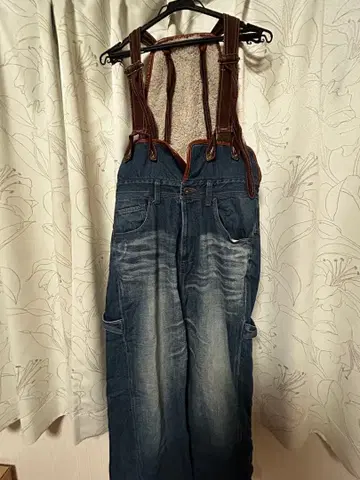 데님 살로펫 플리스 안감 부착