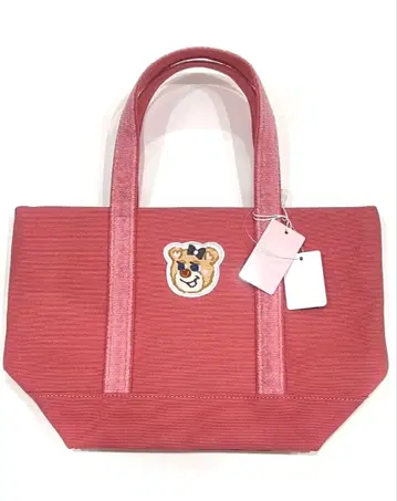 새상품 페이 올드 테디 걸 와펜 토트백