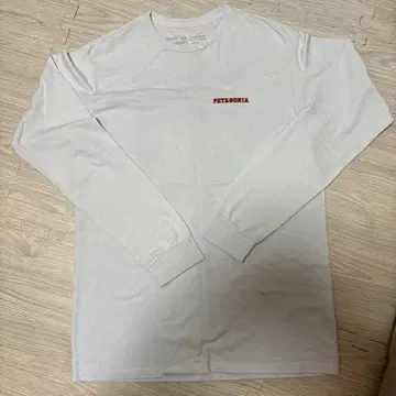 Patagonia 파타고니아 롱T 백 프린트 화이트 S