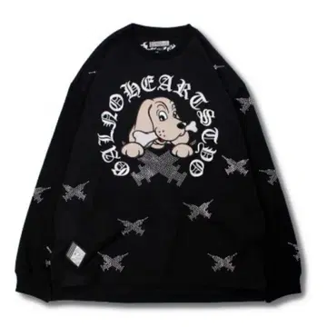 GALFY 갈피 피카피카 주사기 롱T 블랙 대형 XL 사이즈