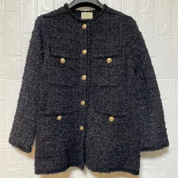 [ Oggi 게재 ] 유나이티드 애로우즈 트위드 몰 파이핑 가디건