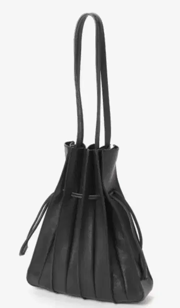 가죽 플리츠 토트백