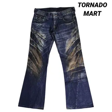 TORNADO MART 빈티지 가공 부츠컷 데님 팬츠 69087