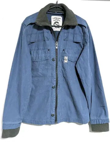 G-STAR RAW 네이비 커버올 워크 자켓