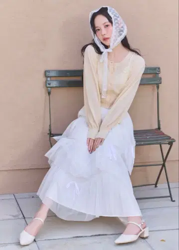 AnMILLE 랜덤 프릴 샤샤 스커트