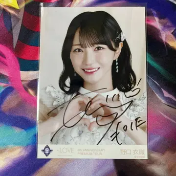 이코럽 노구치 이오리 친필 아이돌 보석 의상 8주년 투어