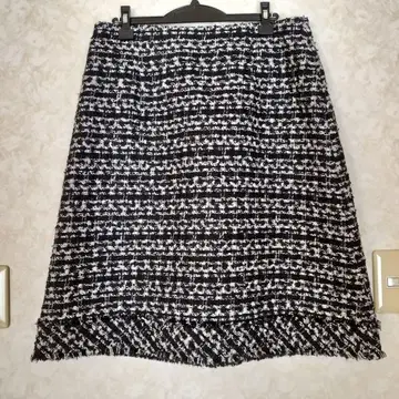 새상품 마리엘 에프데 트위드 스커트 15 빅 사이즈 일본제