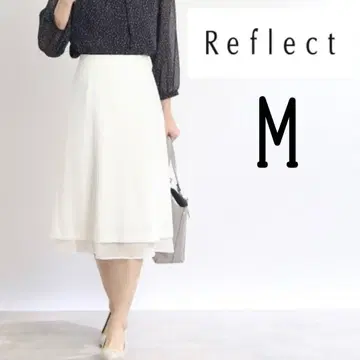 [ 새상품 ] 리플렉트 시어 레이어드 스커트 워셔블