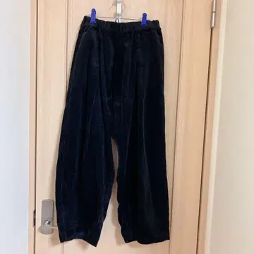 미즈이로 인드 코듀로이 와이드 팬츠