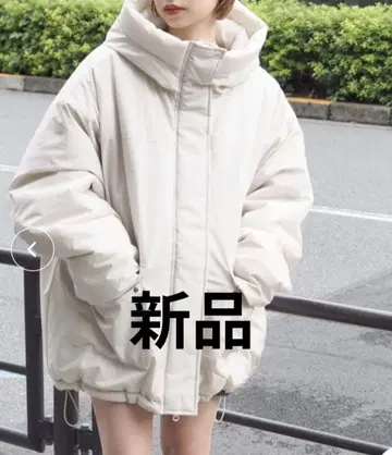 tiptop 충전솜 몬스터 후드 블루종