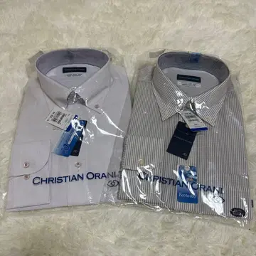 미사용 새상품 CHRISTIAN ORANI 긴팔 셔츠 2장 세트