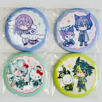 [니지산지] Dytica x 산리오 캐릭터즈 키라키라 캔뱃지 2